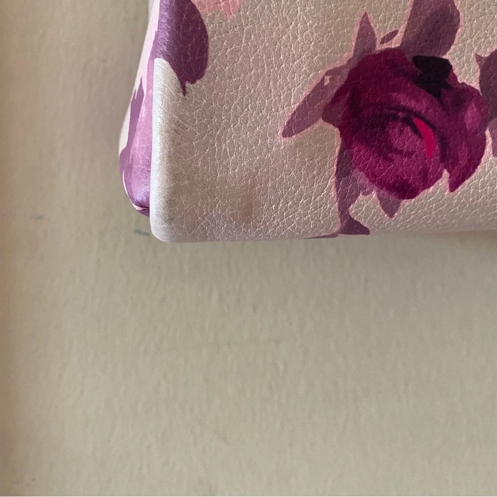 Kate Spade Leather Emerson Place Olivera Pink/Purple Rose Crossbody Bag